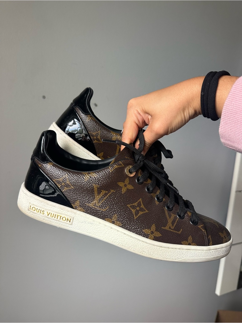 Louis Vuitton Women’s Monogram Leather Sneakers - LIKE NEW